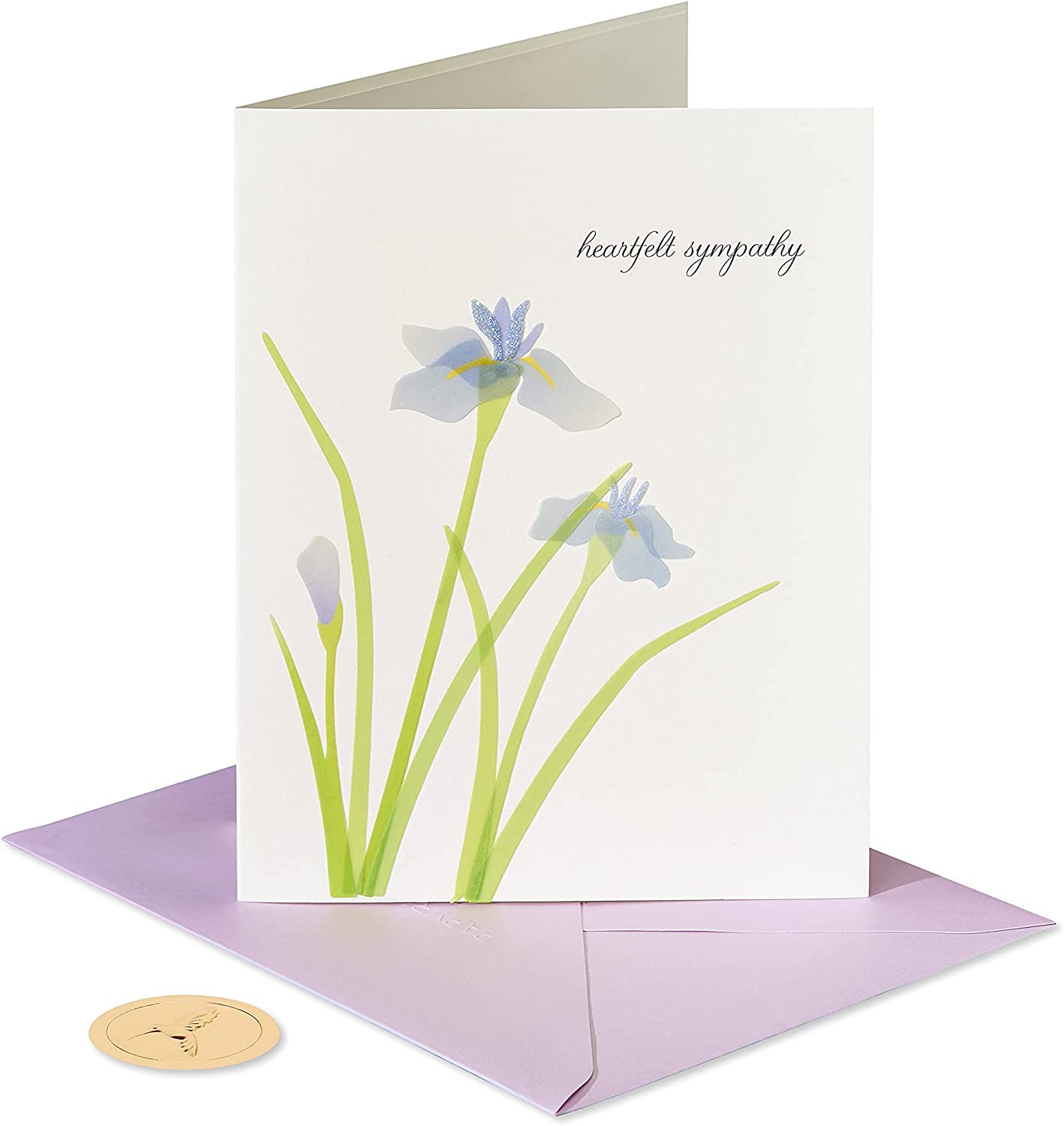 Papyrus Sympathy Card (Wishing You Comfort and Peace) - Image 4